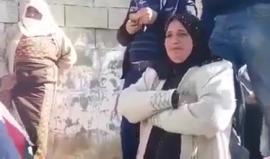 #فيديو اهالي قرية المغير - رام الله يودعون الشهيد "ليث ابو نعيم"