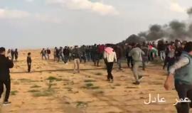 #شاهد نقل اصابات برصاص الاحتلال خلال مواجهات شرق خانيونس منطقة الفراحين جنوب قطاع غزة 

تصوير: عمر عادل