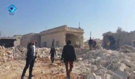 ‫وكالة ثقة - مشاهد قاسية من مجرزة عينجارة والذي راح ضحيتها 15 شهيد والعديد من الجرحى‬