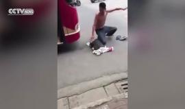 صينى يدعي الإصابة للحصول على تعويض !