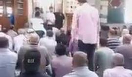 #فيديو امريكي يشهر اسلامه بمسجد ابو جياش في دورا بالخليل