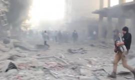 #شاهد.. العشرات بين شهداء وجرحى جراء مجازر أرتكبها الطيران السوري والروسي في #إدلب وريفها