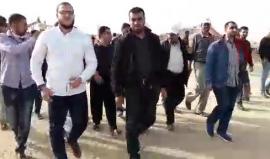 زيارة القيادي بحماس أ.فتحي حماد لمخيم العودة شرق مدينة غزة