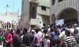 شمال حمص- مظاهرات تطالب بالثبات على مبادئ الثورة