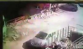 #فيديو لحظة سقوط شاب داخل بئر في منطقة بئر حرم الرامة في الخليل أمس
