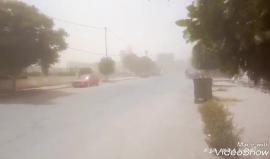 #فيديو أجواء مغبرة في مدينة اريحا اليوم