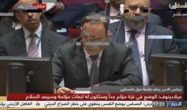 #مباشر.. جلسة طارئة لمجلس الأمن الدولي بشأن التطورات في الأراضي الفلسطينية