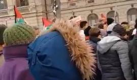 #شاهد #مباشر وقفة احتجاجية في مدينة تروندهايم النرويجية رفضا لقرار ترامب إعلان القدس عاصمة للكيان الإسرائيلي. 
#القدس_عاصمة_فلسطين