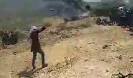 #شاهد مواجهات عنيفة الان على الحدود الشرقية لمدينة غزة 
تصوير عبد الرحمن الكحلوت