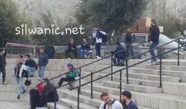 قوات الاحتلال تمنع الشبان من الجلوس أمام باب العامود بالقدس المحتلة