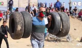 مشاهد من مسيرة العودة الكبرى بذكرى النكبة على حدود قطاع #غزة