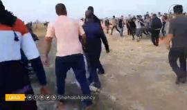 #عاجل مراسلنا: إصابة 3 متظاهرين برصاص الاحتلال قبل قليل قرب السياج الفاصل شرق خانيونس جنوب قطاع غزة .