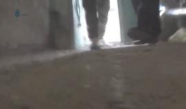 مشاهد عنيفة للقصف الجوي على مدينة #عربين بريف #دمشق