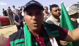 "كل الشعب الجزائري مع فلسطين ظالمة أو مظلومة".. #شاهد هتاف الوفد الجزائري في مسيرة العودة شرق غزة
#الجزائر
#مليونية_القدس