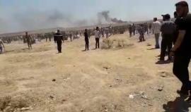 المواجهات شرق مدينة غزة
#مليونية_العودة