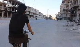 #شاهد استخدام "الدراجات الهوائية" كبديل للمواصلات العامة بسبب فقدان المحروقات في حلب المحاصرة
تصوير: ثائر محمد