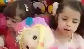 #شاهد
بنات الشهيد أحمد أبو العيش الذي استشهد خلال اشتباك مسلح في مخيم قلنديا شمال القدس المحتلة يوجهن رسالة لوالدهن الشهيد.