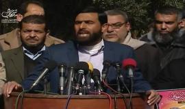 مؤتمر صحفي تنظمه جمعية واعد للأسرى والمحررين ومكتب إعلام الأسرى بغزة تضامنا مع الأسرى في سجون الاحتلالكلمة لوالدة الأسير خالد السيلاوي سكان بيت لاهيا الذي طعن أحد ضباط الاحتلال في سجن نفحة