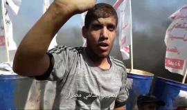 #شاهد| كلمة #حماسية لهذا الشاب الثائر خلال المواجهات التي اندلعت شرق مخيم البريج ، يوم أمس الجمعة في #مليونية_القدس. 
تصوير | سامي مصران