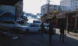 #شاهد .. من مواجهات بين الشبان وقوات الاحتلال في مخيم شعفاط شمال القدس المحتلة قبل قليل .