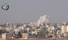 #سوريا: قصف مدفعي عنيف على الأحياء السكنية في مدينة #حريتان بريف #حلب الشمالي