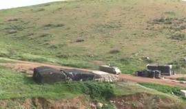 #فيديو تدريبات عسكرية اسرائيلية مكثفة في الأغوار الفلسطينية اليوم الأمر الذي تسبب بتشريد السكان واتلاف محاصيلهم