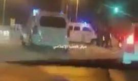 #شاهد حشودات عسكرية إسرائيلية على حاجز قلنديا شمال القدس المحتلة