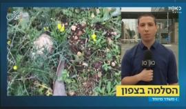 تغطية للأحداث المباشرة شمال فلسطين المحتلة عقب إسقاط الطائرة الحربية الإسرائلية.