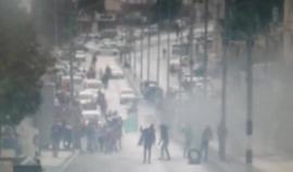 #فيديو مواجهات مع الاحتلال على المدخل الشمالي لبيت لحم