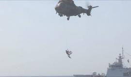 #شاهد: مشاهد من المناورات العسكرية البحرية التي نفذتها القوات المسلحة التركية في مدينة أزمير غربي تركيا