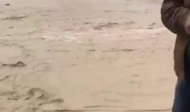 #فيديو سيول الأمطار في منطقة عين جدي بالداخل الفلسطني المحتل