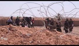 أوضاع اللاجئين السوريين بمخيم الرقبان قرب الحدود الأردنية 
تقرير أورينت نيوز