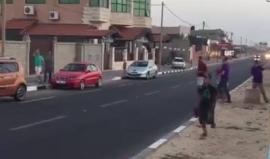 #بث_مباشر من شارع البحر غرب مدينة غزة 
تصوير: عبد الرحمن الكحلوت