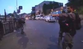 #فيديو من مكان عملية القدس والتي استشهد فيها 3 فلسطينيين وقتلت مجندة اسرائيلية في باب العامود

#عملية_القدس