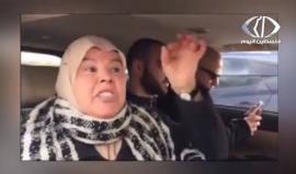 والدة الشيخ رائد صلاح عقب الافراج عن الشيخ من سجن "ايشل" في بئر السبع