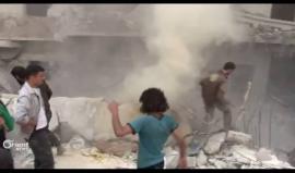 شهداء وجرحى باستهداف الطيران الروسي عدة احياء في حلب
تقرير : عمار جابر