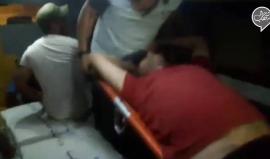 #شاهد إصابات في قصف للاحتلال قبل قليل على منطقة المغراقة وسط قطاع غزة .