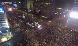 مئات الآلاف يطالبون برحيل رئيسة كوريا الجنوبية