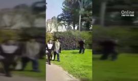 اللحظات الأولى لتنفيذ عملية الدهس بمدينة عكا المحتلة التي أصيب فيها 3 جنود اسرائيليين