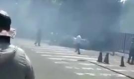 #شاهد لحظة وقوع انفجار قرب السفارة الأمريكية في بكين