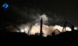 طائرات رسية تقصف مدينة اللطامنة بالفسفور المحرم دولياً في بلدة اللطامنة بريف #حماة الشمالي 

تصوير وكالة ثقة