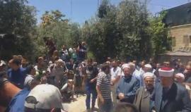 #شاهد | الشيخ عمر الكسواني وموظفو الأوقاف والمسجد الأقصى يرفضون الدخول إليه عبر البوابات الإلكترونية التي وضعتها سلطات الاحتلال.