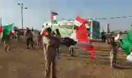 " مسير العودة الكشفي" استنكاراً لقتل الاحتلال للطفل حسين ماضي خلال الجمعة الثانية لمسيرة العودة شرق مدينة غزة.