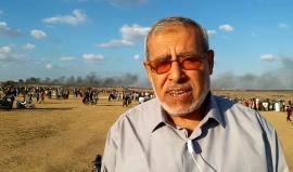 Dr. Walid Amer spoksperson of the march of return speaking about the goals of the 14th friday  march 29th of June 2018. 
#GreatReturnMarch