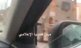 #شاهد انتشار كثيف لجيش الاحتلال على مدخل مخيم الامعري  هذه الأثناء واندلاع مواجهات بين الشبان وجيش الاحتلال