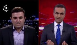 #شاهد لحظة حصول الزلزال أثناء برنامج على قناة كردية