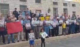 #فيديو .. وقفة التضامنية مع غزة في قرية عين ماهل في الداخل الفلسطيني عام 48