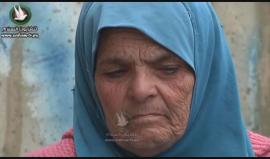 مشهد مؤثر لوالدة الشهيد نضال مهداوي الذي استشهد أمس برصاص الاحتلال قرب طولكرم