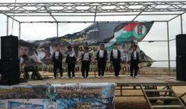 #مباشر اختتام فعالية  (بوصلة التحرير) من مخيم العودة شرق غزة
تصوير/ عبد الرحمن الربعي