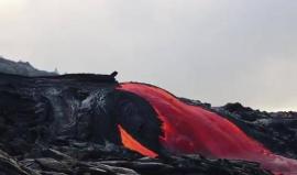 هيئة المسح الجيولوجي الأميركية تعلن أن الحمم التي اندفعت من بركان "كيلوا" إلى المحيط "شكلت 555 فداناً من اليابسة، أي ما يعادل 2.25 كيلومتر من الأراضي الجديدة  

 الفيديو: Epic Lava